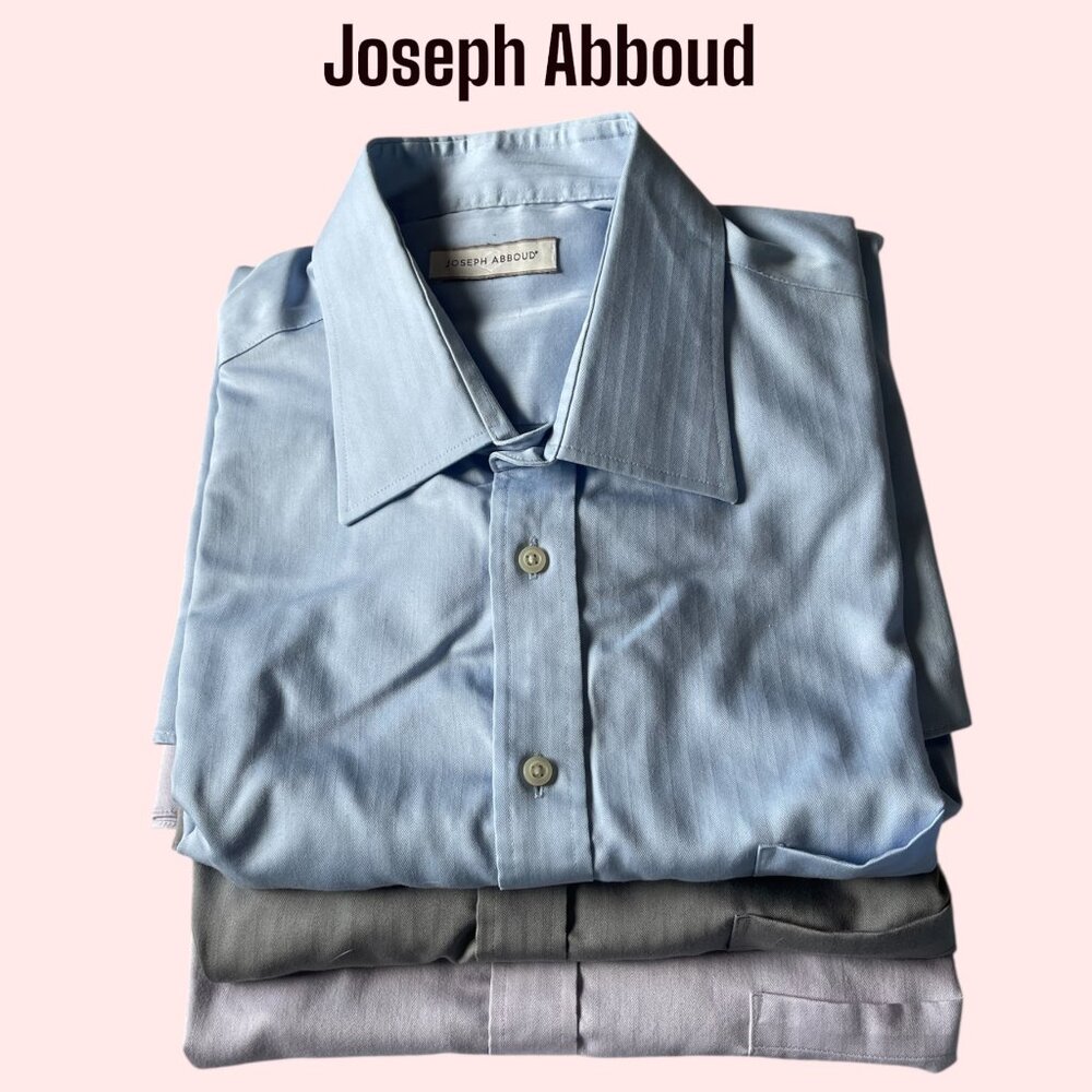 Big & Tall, Bold & Timeless – Bundle of 3 Premium Joseph Abboud Shirts!
